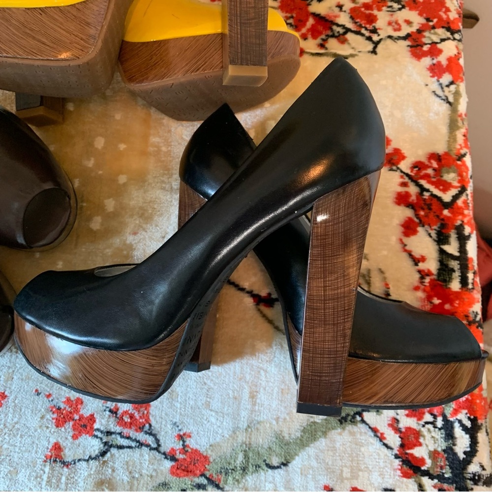 3 pair Gianni Bini Platform Heels - Picture 9 of 12